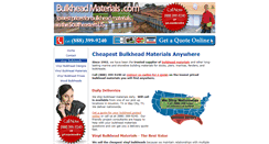 Desktop Screenshot of bulkheadmaterials.com