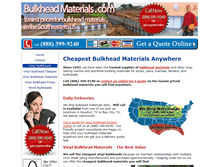 Tablet Screenshot of bulkheadmaterials.com